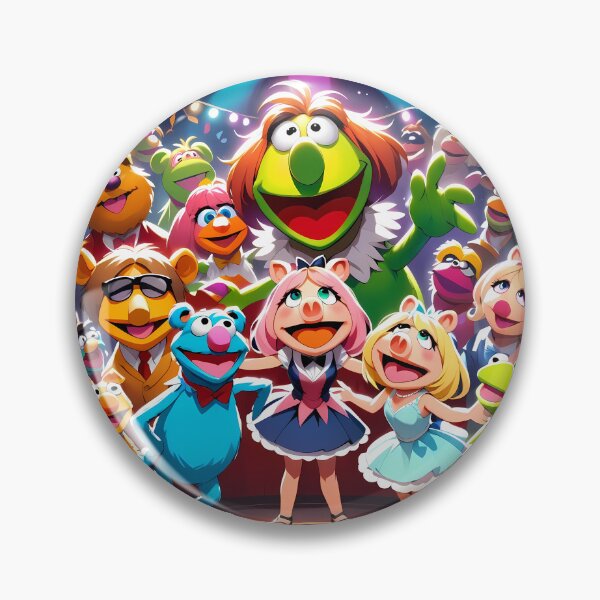 Item preview, Muppets Colorful Childrens Circus Stars Action Design Art designed and sold by ART ATTACK ZONE.