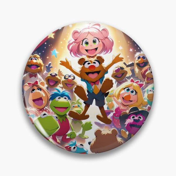 Item preview, Muppets Colorful Childrens Theater Stars Actors Design Art designed and sold by ART ATTACK ZONE.