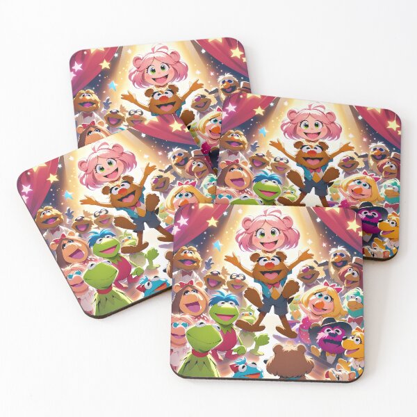 Item preview, Muppets Colorful Childrens Theater Stars Actors Design Art designed and sold by ART ATTACK ZONE.