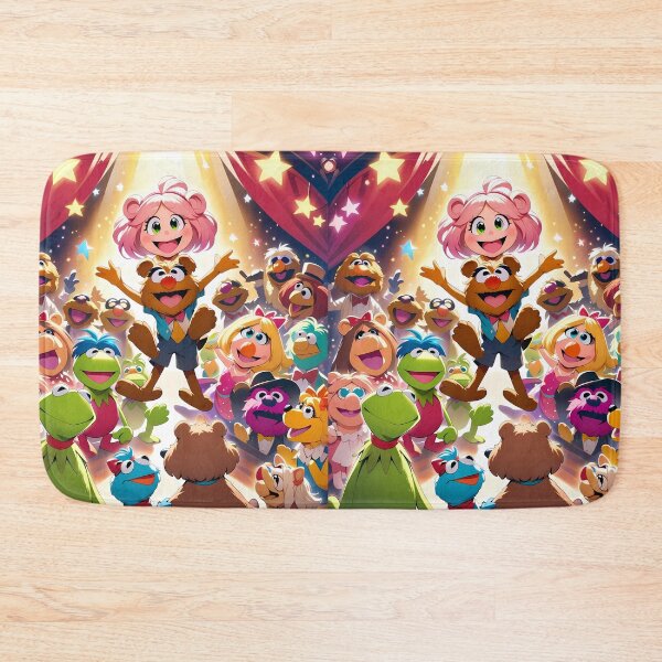 Item preview, Muppets Colorful Childrens Theater Stars Actors Design Art designed and sold by ART ATTACK ZONE.