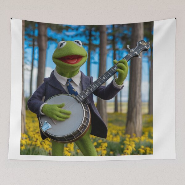 Artikelvorschau, LUSTIGE Kermit-Regenbogenverbindung: Eine Reise durch die Muppet-Welt" entworfen und verkauft von Obinne.