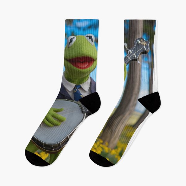 Artikelvorschau, LUSTIGE Kermit-Regenbogenverbindung: Eine Reise durch die Muppet-Welt" entworfen und verkauft von Obinne.