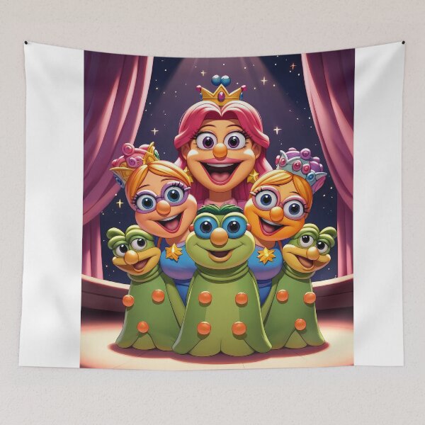 Item preview, Muppets Cartoon Childrens Theater Stars Action Design Art designed and sold by ART ATTACK ZONE.