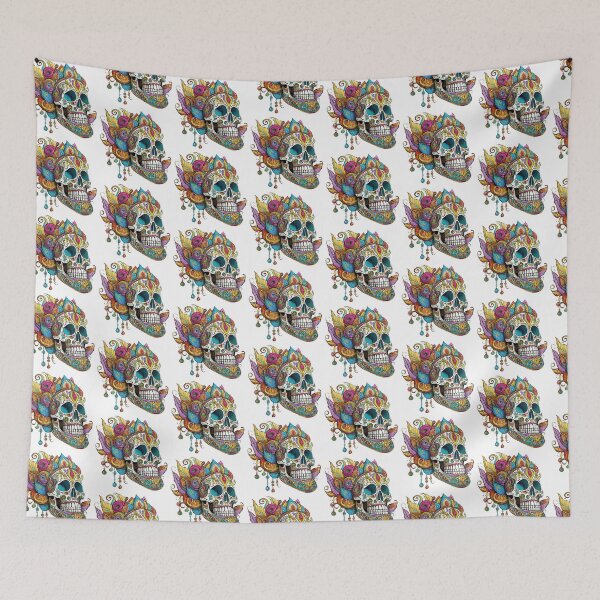 Item preview, Firefly is a colorful musician skull designed and sold by VenusArt06.