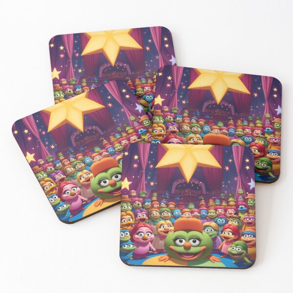 Item preview, Muppets Colorful Childrens Theater Characters Action Design Art designed and sold by ART ATTACK ZONE.