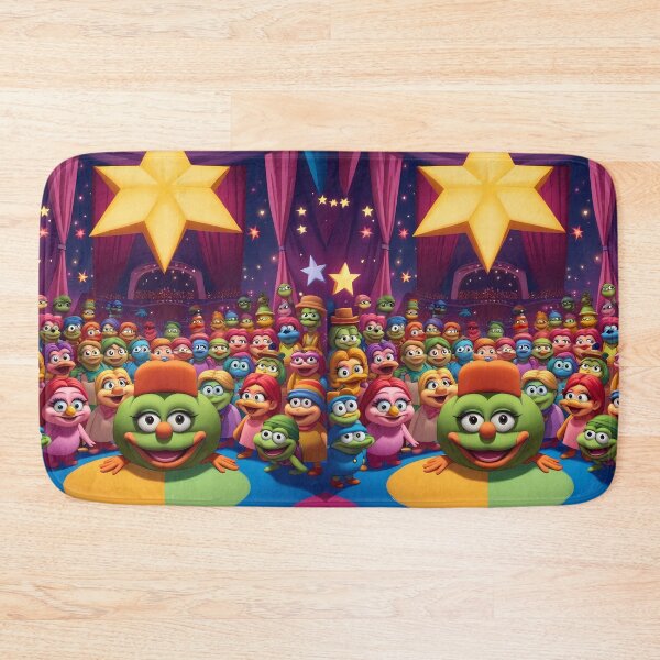 Item preview, Muppets Colorful Childrens Theater Characters Action Design Art designed and sold by ART ATTACK ZONE.