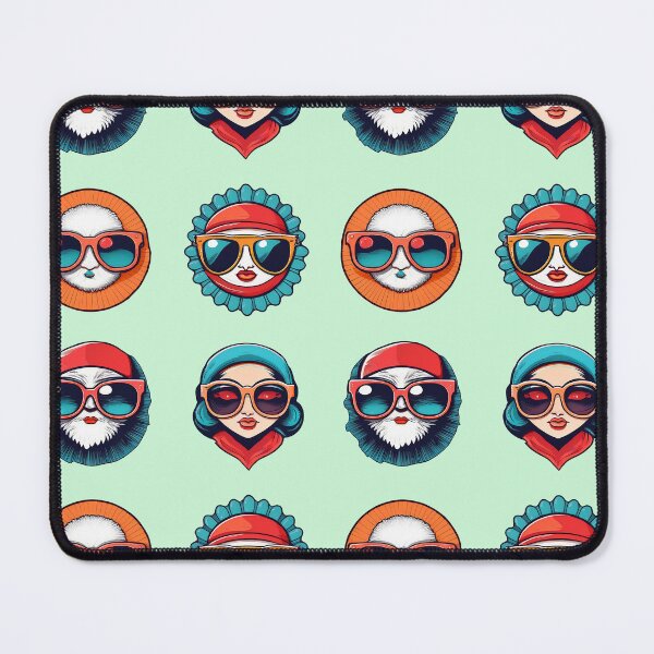 Item preview, Winter Fashion Fluffy Fur | Sticker Pattern | Retro Collection designed and sold by monkeybusiness.pt.