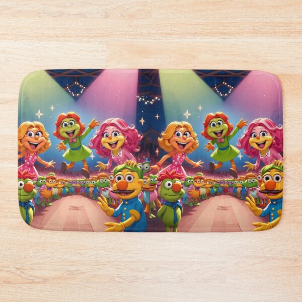 Item preview, Muppets Colorful Childrens Theater Stars Action Illustration Art designed and sold by ART ATTACK ZONE.