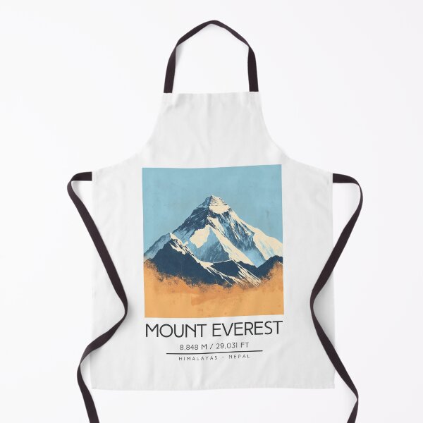 Item preview, A Vintage Illustration of Mount Everest - Nepal designed and sold by GoodOldVintage.