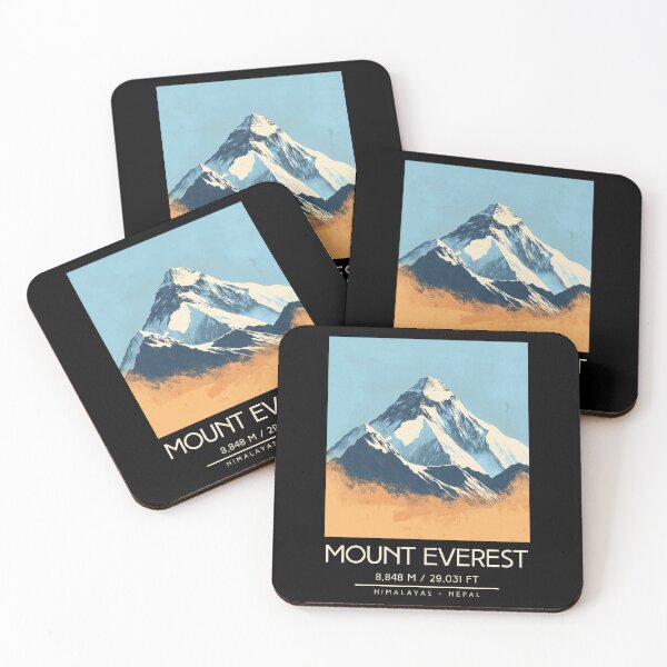 Item preview, A Vintage Illustration of Mount Everest - Nepal  designed and sold by GoodOldVintage.