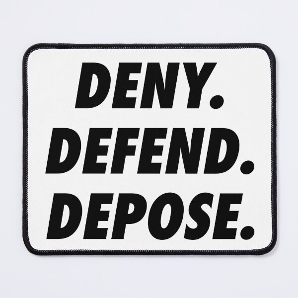 Item preview, Deny Defend Depose Slogan T-shirt designed and sold by createmvt.