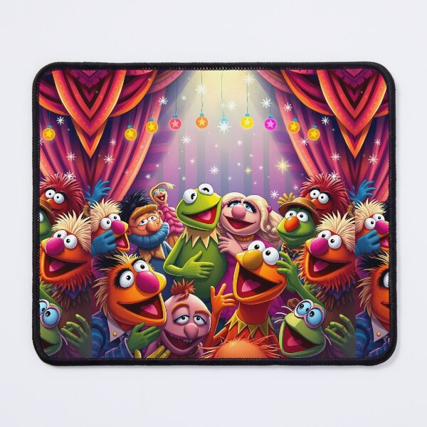 Item preview, Muppets Art Whimsical Puppet Theatre Show Colors Children designed and sold by ART ATTACK ZONE.
