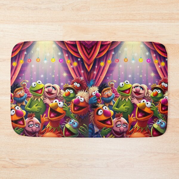 Item preview, Muppets Art Whimsical Puppet Theatre Show Colors Children designed and sold by ART ATTACK ZONE.