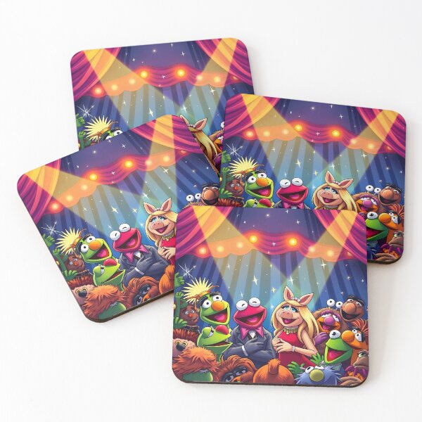 Item preview, Muppets Art Whimsical Puppet Circus Show for Children designed and sold by ART ATTACK ZONE.