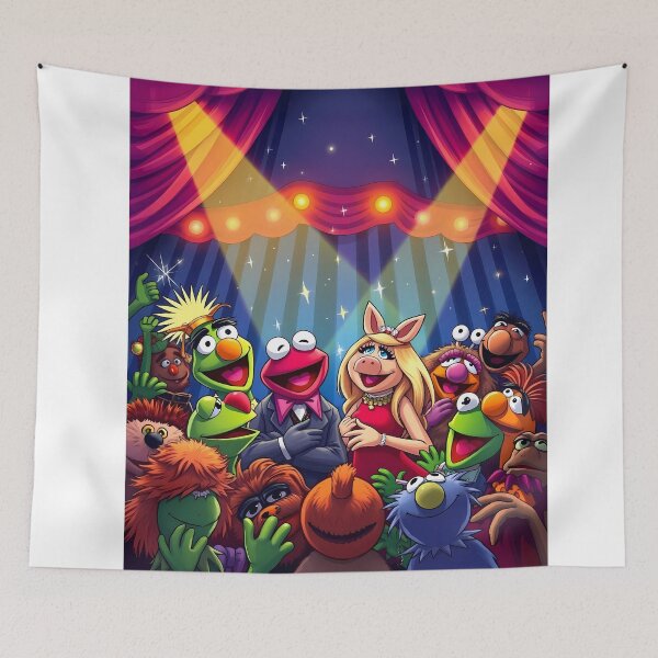 Item preview, Muppets Art Whimsical Puppet Circus Show for Children designed and sold by ART ATTACK ZONE.