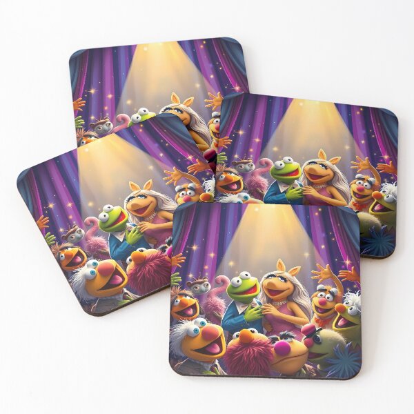 Item preview, Muppets Art Whimsical Colorful Theatre Show for Children designed and sold by ART ATTACK ZONE.