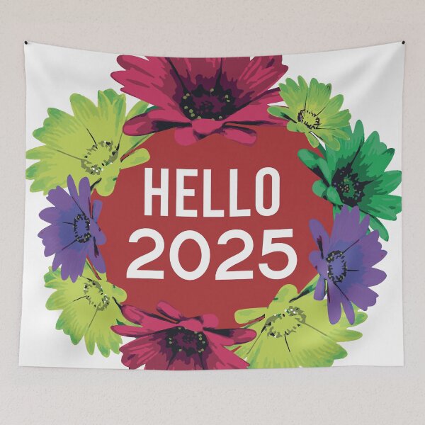 Item preview, Hello 2025 designed and sold by Wolagno.