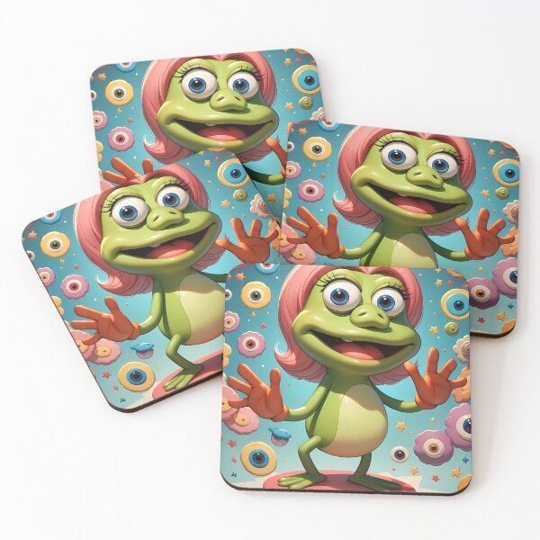 Item preview, Muppets Art Whimsical Puppet Theatre Show Design Illustration designed and sold by ART ATTACK ZONE.