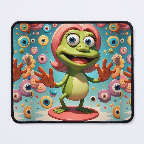 Item preview, Muppets Art Whimsical Puppet Theatre Show Design Illustration designed and sold by ART ATTACK ZONE.