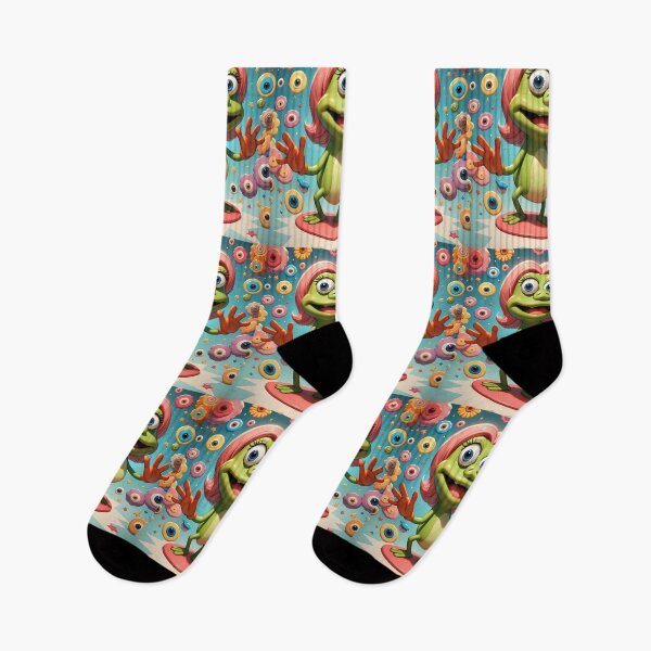 Item preview, Muppets Art Whimsical Puppet Theatre Show Design Illustration designed and sold by ART ATTACK ZONE.