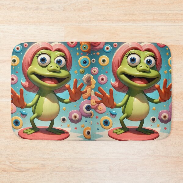 Item preview, Muppets Art Whimsical Puppet Theatre Show Design Illustration designed and sold by ART ATTACK ZONE.