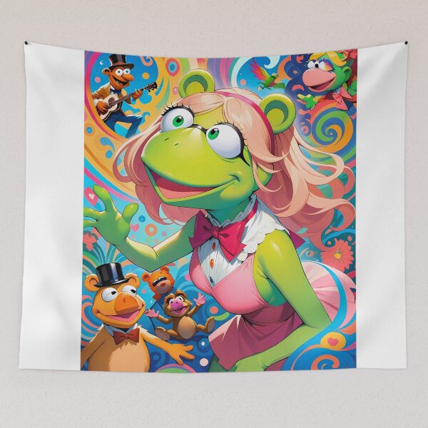 Item preview, Muppets Art Whimsical Puppet Theatre Show Comic Anime designed and sold by ART ATTACK ZONE.