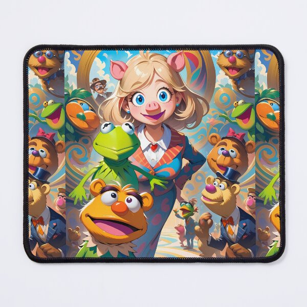Item preview, Muppets Art Whimsical Puppet Theatre Show Background Wallpaper designed and sold by ART ATTACK ZONE.