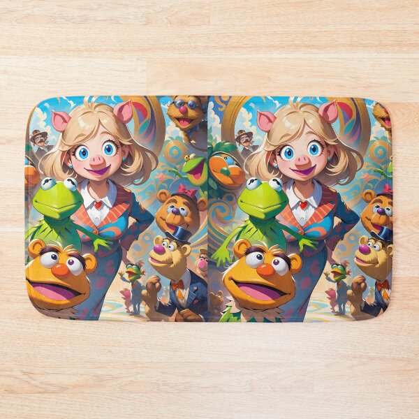 Item preview, Muppets Art Whimsical Puppet Theatre Show Background Wallpaper designed and sold by ART ATTACK ZONE.