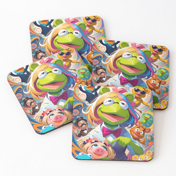 Item preview, Muppets Art Whimsical Puppet Theatre Show Digital Print designed and sold by ART ATTACK ZONE.