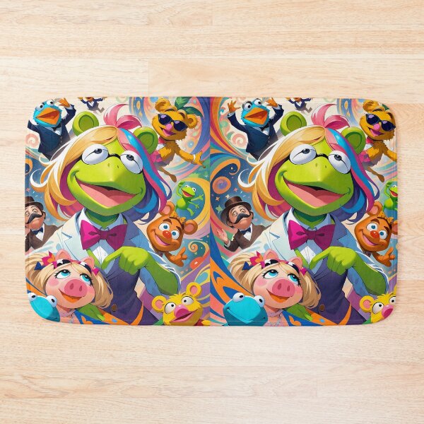 Item preview, Muppets Art Whimsical Puppet Theatre Show Digital Print designed and sold by ART ATTACK ZONE.