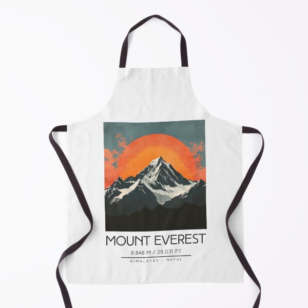 Item preview, A Vintage Illustration of Mount Everest - Nepal designed and sold by GoodOldVintage.