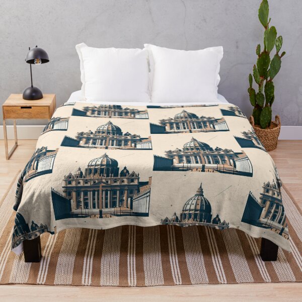 Item preview, Vatican (St. Peter’s Basilica) Minimalism Art Style designed and sold by artofuniverse.