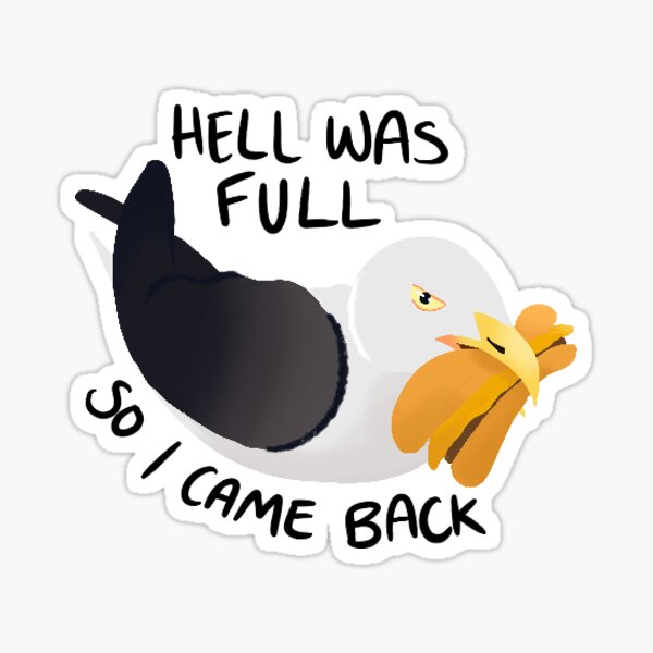 Lunch Gull - All American Sticker