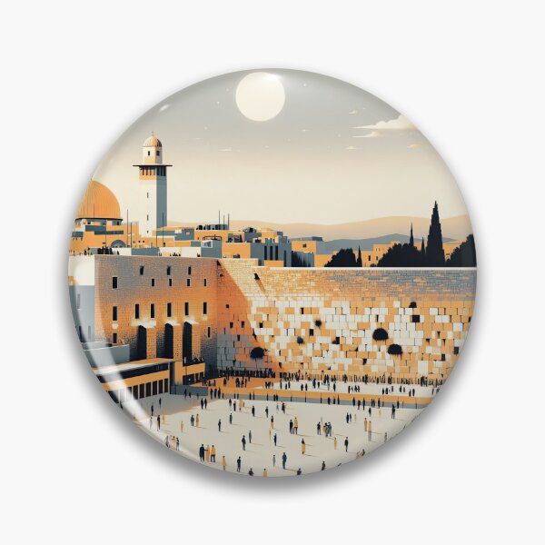 Item preview, Western Wall (Wailing Wall) Minimalism Art Style designed and sold by artofuniverse.