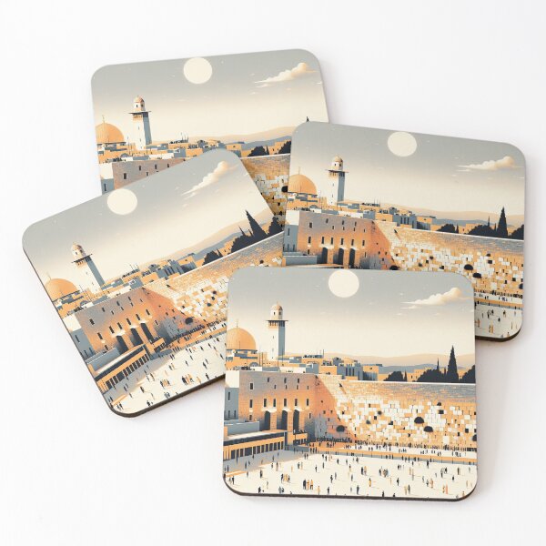 Item preview, Western Wall (Wailing Wall) Minimalism Art Style designed and sold by artofuniverse.