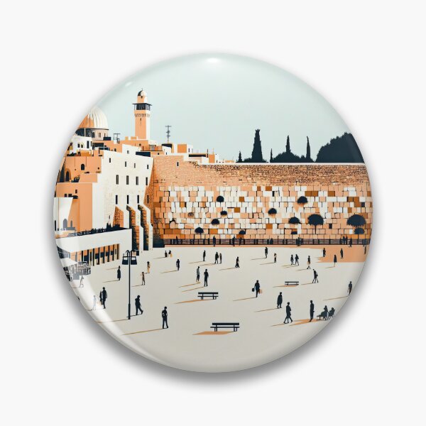 Item preview, Western Wall (Wailing Wall) Minimalism Art Style designed and sold by artofuniverse.