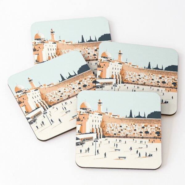 Item preview, Western Wall (Wailing Wall) Minimalism Art Style designed and sold by artofuniverse.