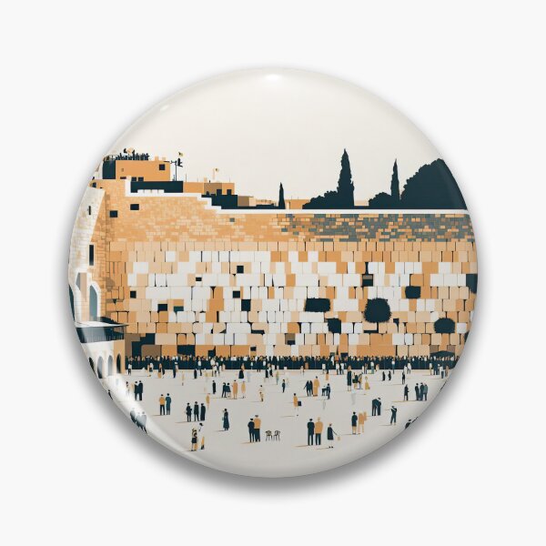 Item preview, Western Wall (Wailing Wall) Minimalism Art Style designed and sold by artofuniverse.
