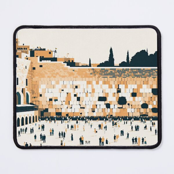 Item preview, Western Wall (Wailing Wall) Minimalism Art Style designed and sold by artofuniverse.