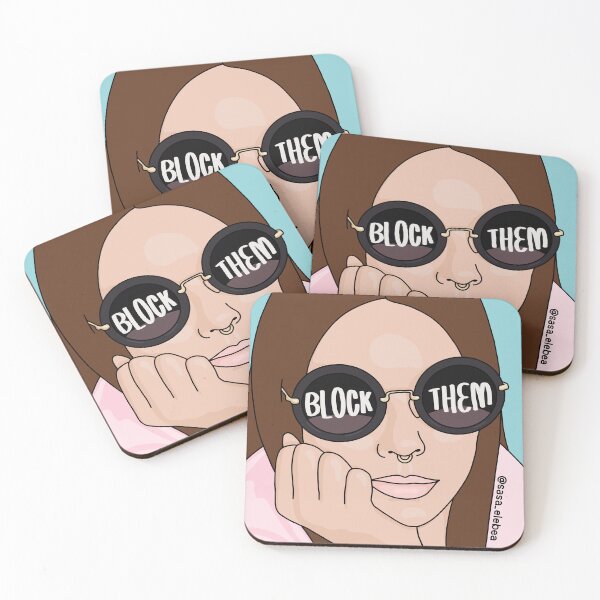 Item preview, Block them by Sasa Elebea designed and sold by Sabrina Brugmann.