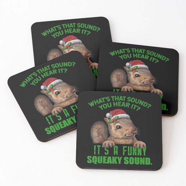Item preview, That Sound Funny Squeaky Sound Christmas Squirrel designed and sold by Wisppiaa.