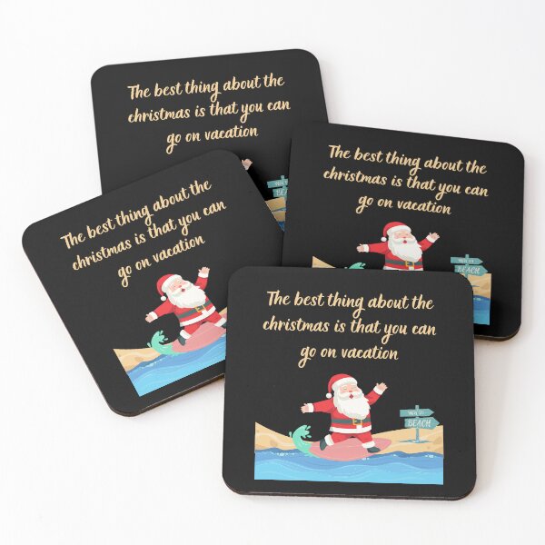 Item preview, Sunny Vacation Christmas  designed and sold by MegaTrendShop.