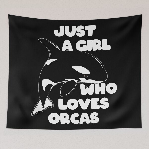 Item preview, Orca Just a girl who loves orcas designed and sold by NicGrayGraphic.