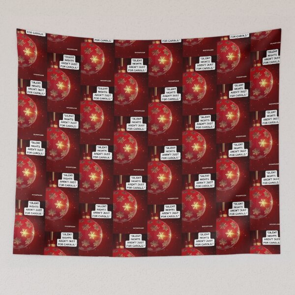 Item preview, "Silent nights aren’t just for carols." designed and sold by CUTESTUFFnow.