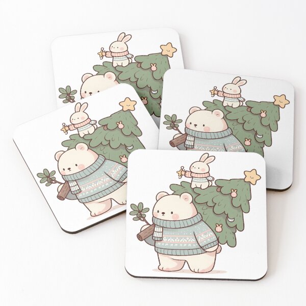 Item preview, A0547 Bear's Christmas Journey – Adorable Bear-Themed Collectible for Holiday Decor, Perfect Christmas Gift, Premium Quality & Unique Design designed and sold by angieart68.