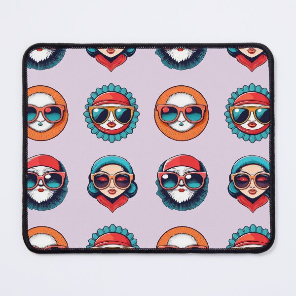 Item preview, Winter Fashion Fluffy Fur | Sticker Pattern | Retro Collection designed and sold by monkeybusiness.pt.