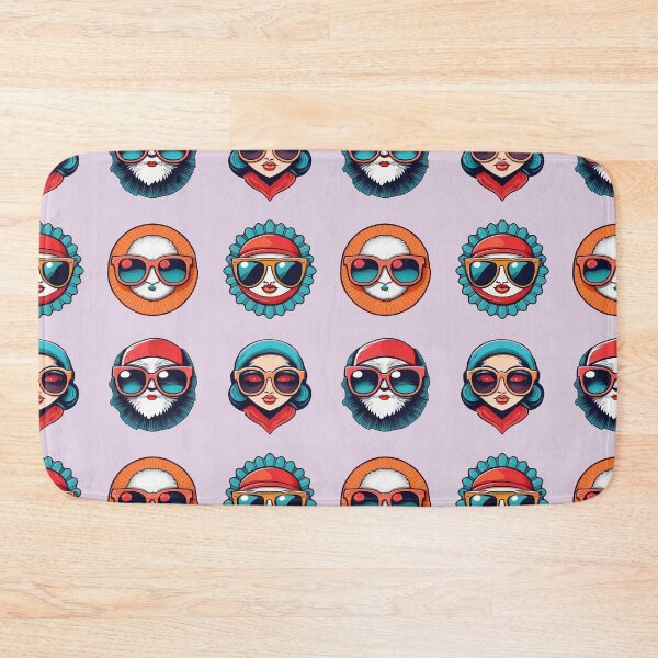 Item preview, Winter Fashion Fluffy Fur | Sticker Pattern | Retro Collection designed and sold by monkeybusiness.pt.