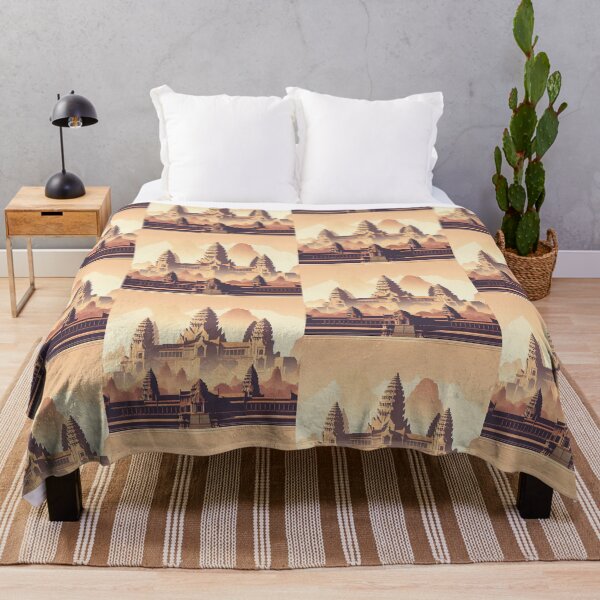 Item preview, Angkor Wat Minimalism Art Style designed and sold by artofuniverse.