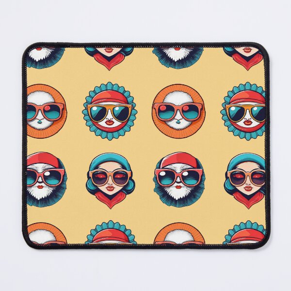 Item preview, Winter Fashion Fluffy Fur | Sticker Pattern | Retro Collection designed and sold by monkeybusiness.pt.