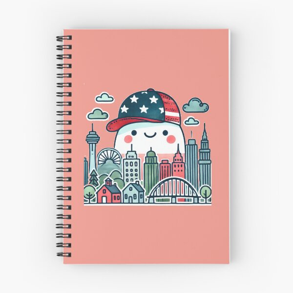 Item preview, Minimalist Hazleton Sticker – Watercolor Skyline with Retro 3D Vibes,   designed and sold by PaintMeWorld.